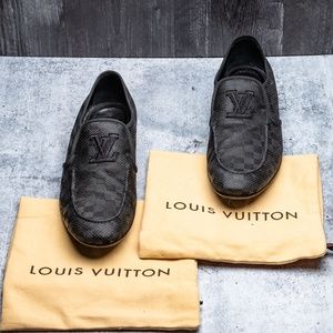 Louis Vuitton Mens 8.5 "Prom" Damier Dress Shoes